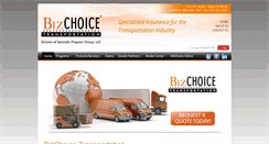 Desktop Screenshot of bizchoiceins.com